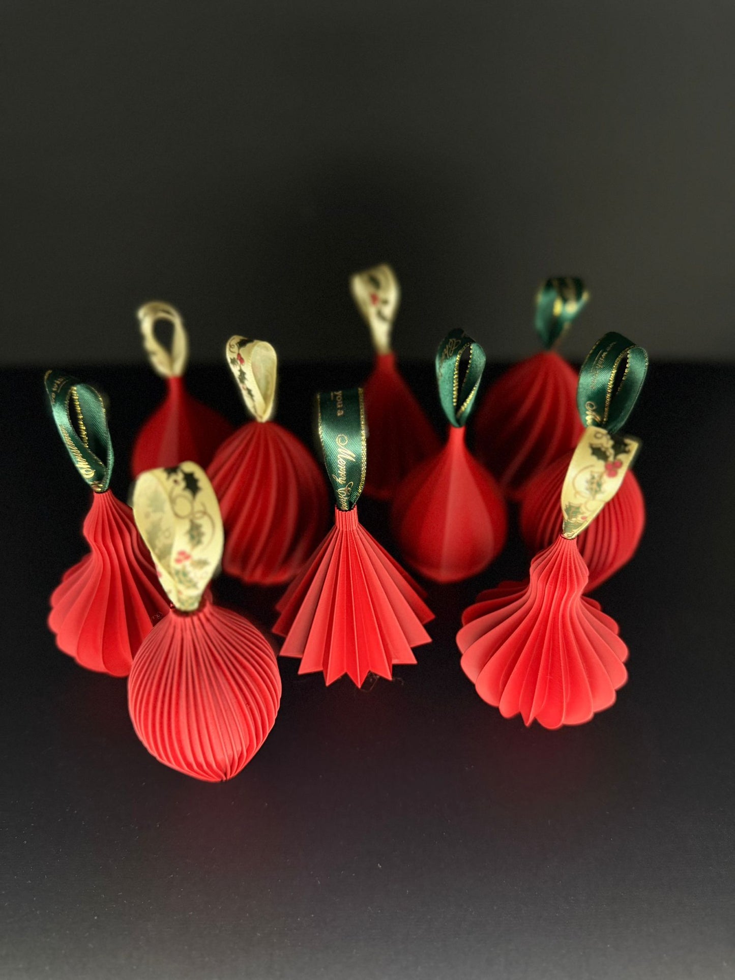 3D Printed Christmas Ornament Set