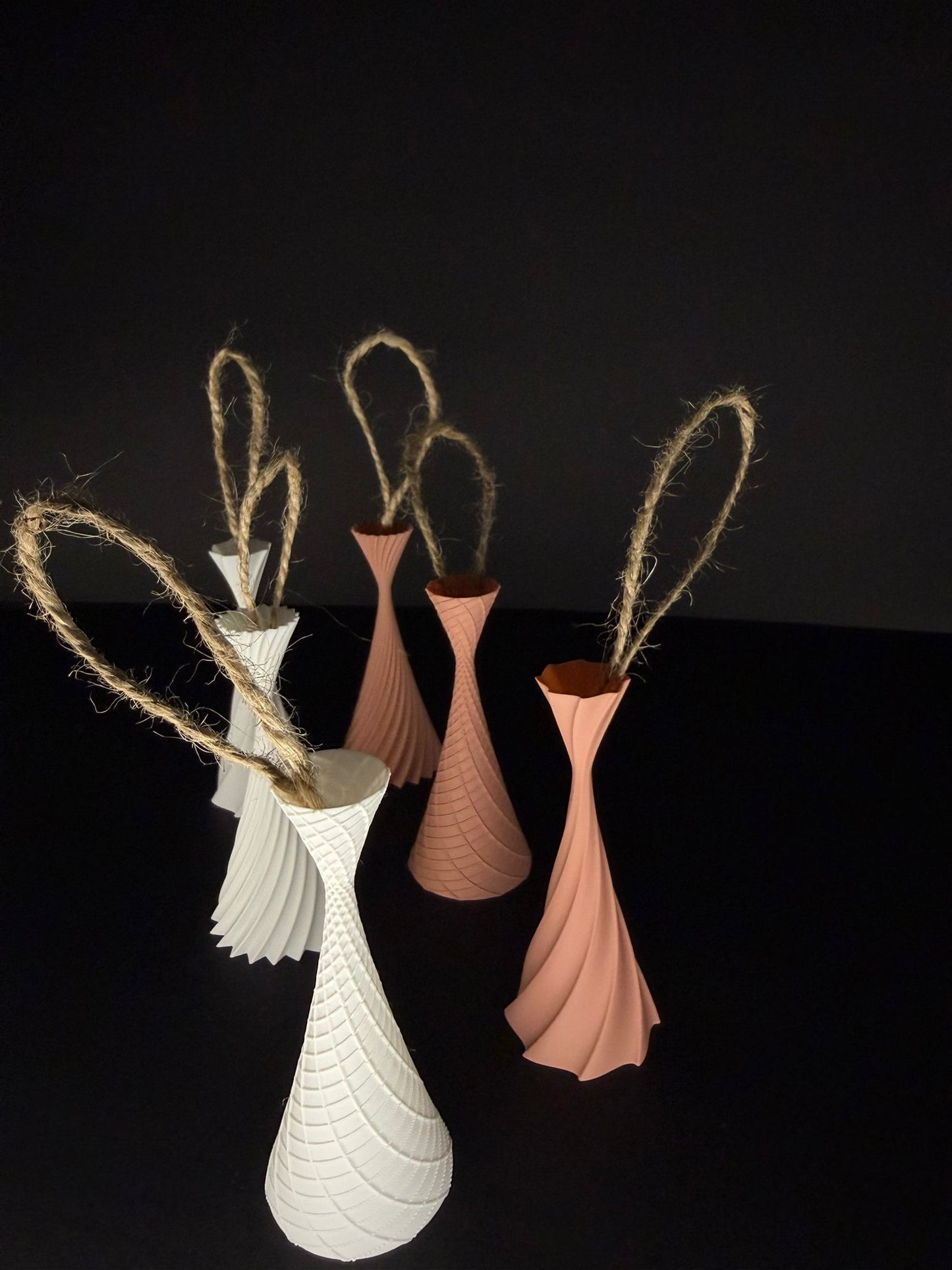 Set of 6 3D Christmas Ornaments – Eco & Handmade