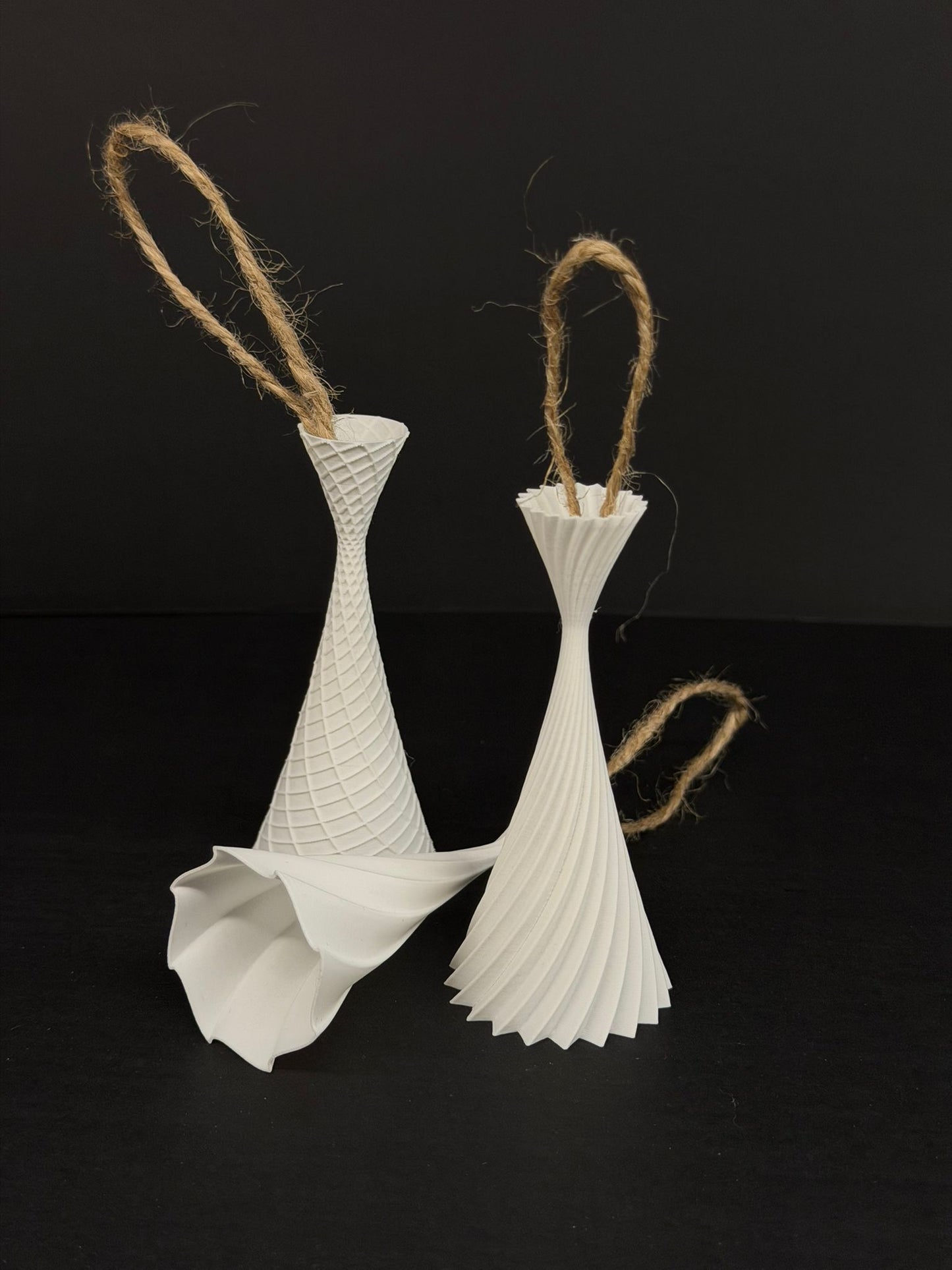 Set of 6 3D Christmas Ornaments – Eco & Handmade