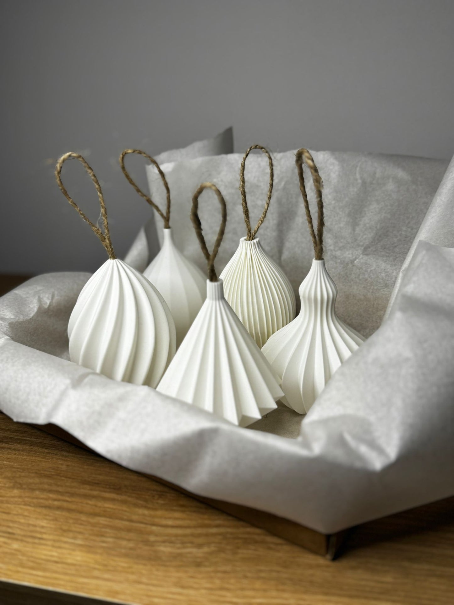 3D Printed Christmas Ornament Set