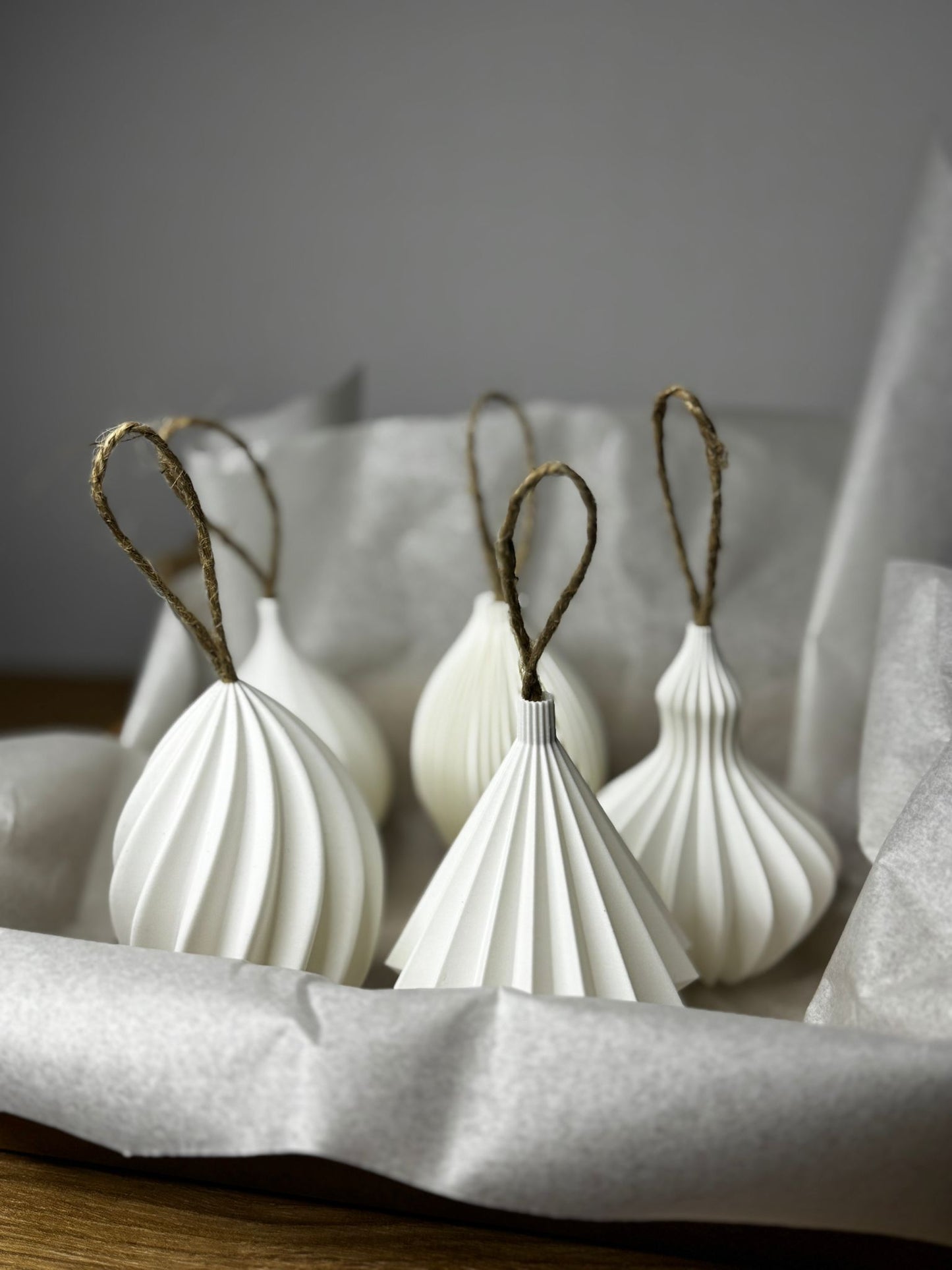 3D Printed Christmas Ornament Set