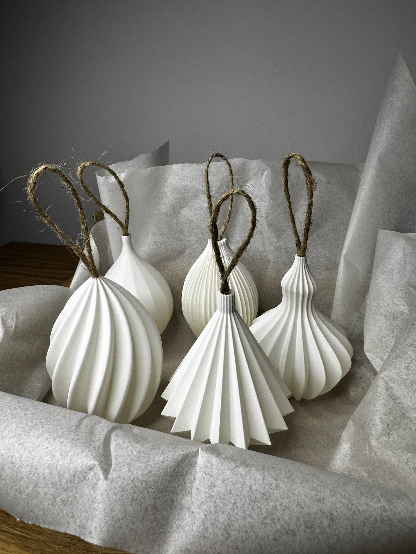 3D Printed Christmas Ornament Set